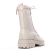 bottines à lacets blanc ivoire mode femme automne hiver 2022 vue 7