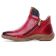 low boots rouge mode femme automne hiver 2022 vue 3