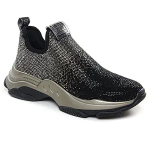 Steve Madden Mythical Black Pewter : chaussures dans la même tendance femme (baskets-compensees multi) et disponibles à la vente en ligne 