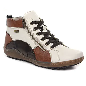 Remonte R1467-60 Beige Multi : chaussures dans la même tendance femme (baskets-mode beige marron) et disponibles à la vente en ligne 