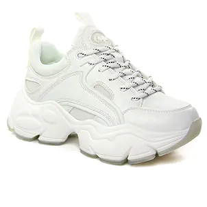 Buffalo 1630448 White : chaussures dans la même tendance femme (baskets-plateforme blanc) et disponibles à la vente en ligne 