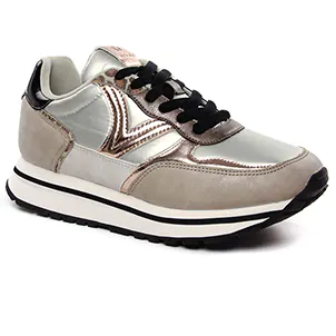 Victoria 1141141 Platino : chaussures dans la même tendance femme (baskets-plateforme beige bronze) et disponibles à la vente en ligne 