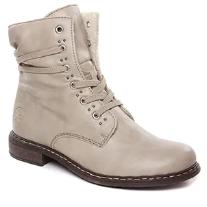 Rieker 71218-62 Ginger : chaussures dans la même tendance femme (boots-confort beige) et disponibles à la vente en ligne 