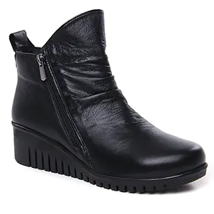 Chaussures femme hiver 2023 - boots confort Pedro Torres noir