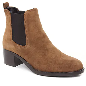 Tamaris 25026 Cognac Suede : chaussures dans la même tendance femme (boots-chelsea marron) et disponibles à la vente en ligne 