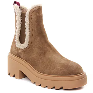 Tamaris 26454 Brown Comb : chaussures dans la même tendance femme (boots-chelsea marron) et disponibles à la vente en ligne 