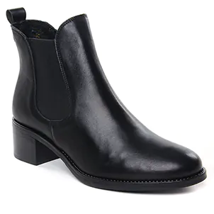 Chaussures femme hiver 2023 - boots élastiquées Scarlatine noir