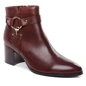 Regarde Le Ciel Taylor-35 Rust : chaussures dans la même tendance femme (boots-talon marron) et disponibles à la vente en ligne 