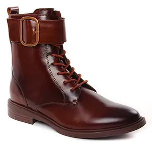 Fugitive Feria Chataigne : chaussures dans la même tendance femme (boots marron) et disponibles à la vente en ligne 