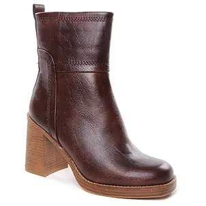 boots marron même style de chaussures en ligne pour femmes que les  Marco Tozzi
