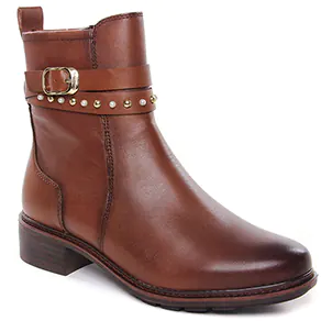 boots marron même style de chaussures en ligne pour femmes que les  Tamaris