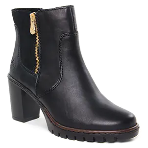 boots noir même style de chaussures en ligne pour femmes que les  Rieker
