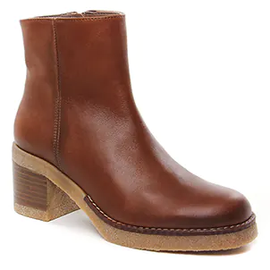 Chaussures femme hiver 2023 - boots talon Scarlatine marron