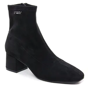 Chaussures femme hiver 2023 - boots talon les tropéziennes noir