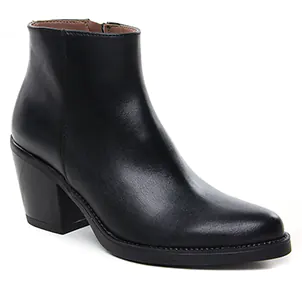 Chaussures femme hiver 2023 - boots talon Scarlatine noir