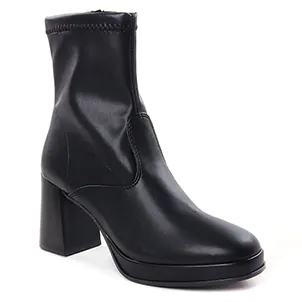 Chaussures femme hiver 2023 - boots talon tamaris noir