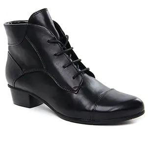 bottines-a-lacets noir même style de chaussures en ligne pour femmes que les  Rieker