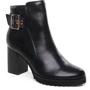 bottines-talon noir même style de chaussures en ligne pour femmes que les  Émilie Karston