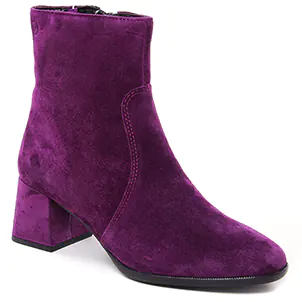 Chaussures femme hiver 2023 - bottines tamaris violet