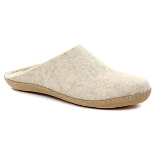 Maison De L'espadrille C10 Ecru : chaussures dans la même tendance femme (chaussons blanc cassé) et disponibles à la vente en ligne 