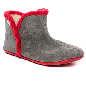Maison De L'espadrille 6031 Gris : chaussures dans la même tendance femme (chaussons gris) et disponibles à la vente en ligne 
