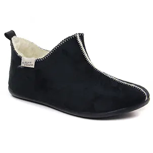 Maison De L'espadrille 6030 Noir : chaussures dans la même tendance femme (chaussons noir) et disponibles à la vente en ligne 