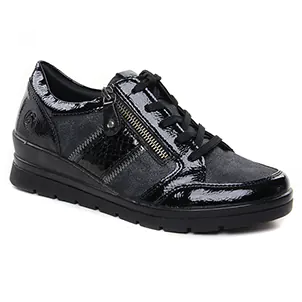 Chaussures femme hiver 2023 - chaussures confort Remonte noir