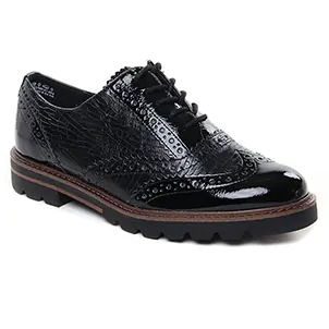 derbys noir même style de chaussures en ligne pour femmes que les  Marco Tozzi