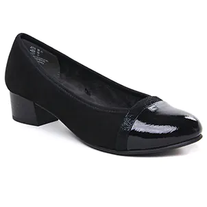 escarpins-trotteur noir même style de chaussures en ligne pour femmes que les  Tamaris