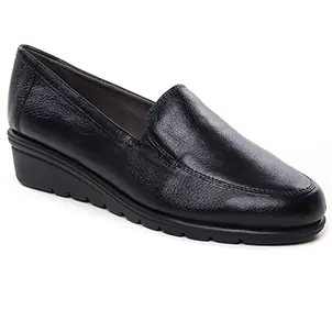 Chaussures femme hiver 2023 - mocassins confort Caprice noir