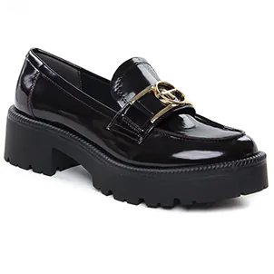Chaussures femme hiver 2023 - mocassins confort tamaris noir mocca