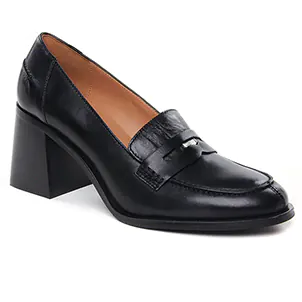 mocassins-trotteurs noir même style de chaussures en ligne pour femmes que les  Émilie Karston