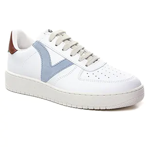 tennis blanc bleu même style de chaussures en ligne pour femmes que les  Victoria