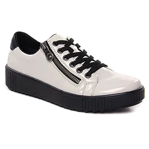 Rieker M6404-80 Off White : chaussures dans la même tendance femme (tennis blanc) et disponibles à la vente en ligne 