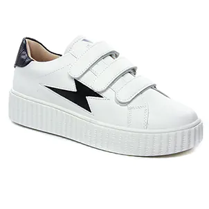 Vanessa Wu Bk2273 Noir : chaussures dans la même tendance femme (tennis-plateforme blanc) et disponibles à la vente en ligne 