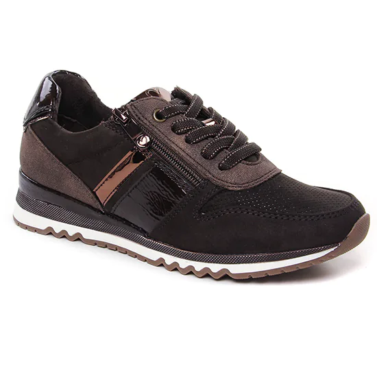 Tennis Et Baskets Mode Marco Tozzi 23707 Mocca Comb, vue principale de la chaussure femme