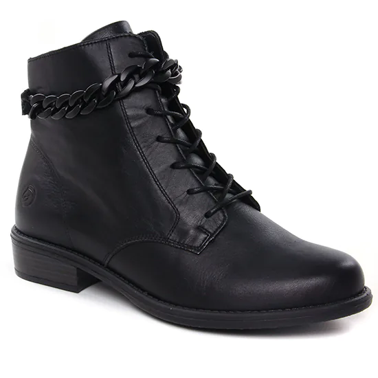 Bottines Et Boots Remonte D0F74-01 Black, vue principale de la chaussure femme
