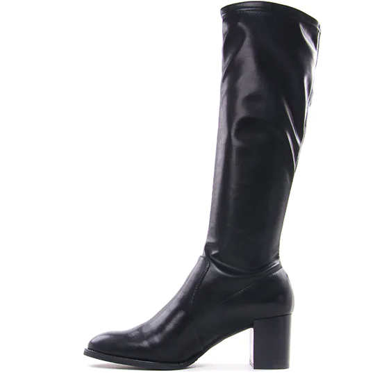 Fugitive Gigue Noir botte stretch noir automne hiver 2023 chez