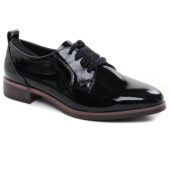 Chaussures À Lacets Tamaris 23204 Black Patent, vue principale de la chaussure femme