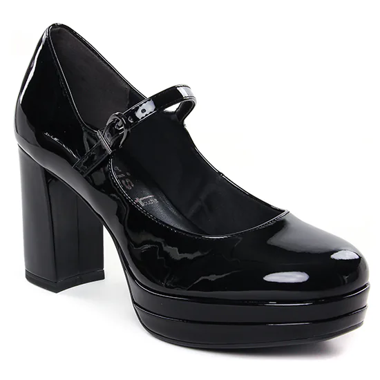 Escarpins Tamaris 24405 Black Patent, vue principale de la chaussure femme