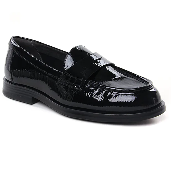 Mocassins Tamaris 24311 Black Patent, vue principale de la chaussure femme