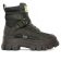 baskets compensees vert kaki mode femme automne hiver vue 2