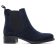 boots élastiquées bleu mode femme automne hiver vue 2