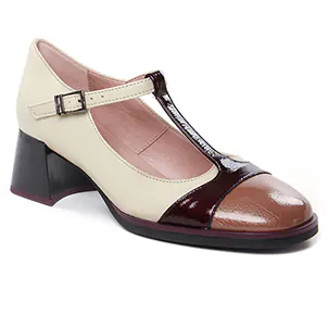 babies-talon blanc creme même style de chaussures en ligne pour femmes que les  Hispanitas