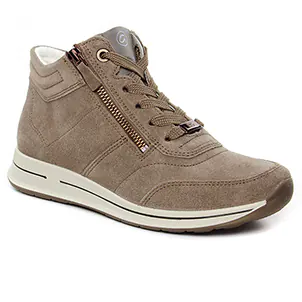 Chaussures femme hiver 2024 - baskets mode Ara beige