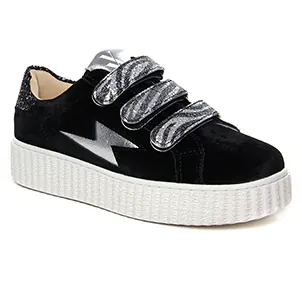 baskets-mode noir même style de chaussures en ligne pour femmes que les  Refresh