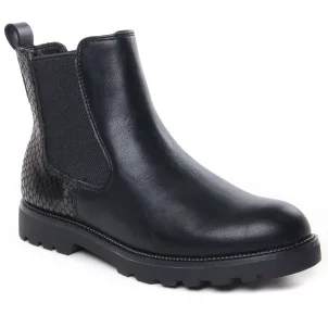 boots-chelsea noir même style de chaussures en ligne pour femmes que les  Scarlatine