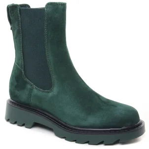 Chaussures femme hiver 2024 - boots élastiquées tamaris vert kaki