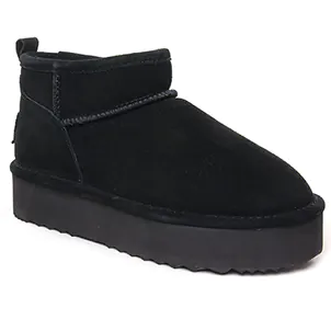 boots-fourrees noir même style de chaussures en ligne pour femmes que les  Natural World