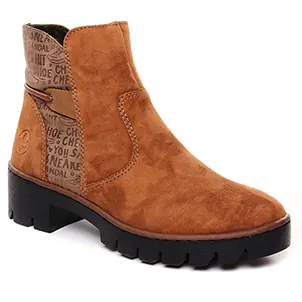 boots marron bronze même style de chaussures en ligne pour femmes que les  Marco Tozzi